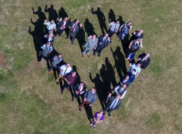 Drone Photography at Wedding Sussex Surrey and Kent