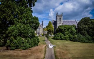 Ashdown Park Hotel Drone Wedding Photography