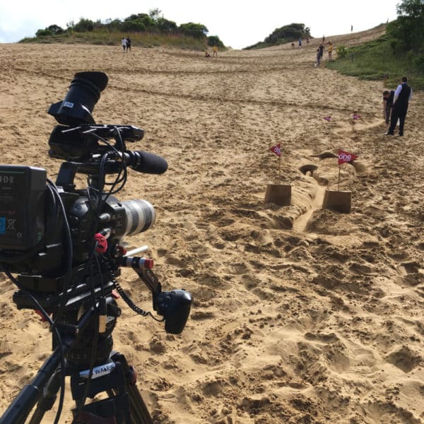 Sand Marble Rally Filming BBC One Show