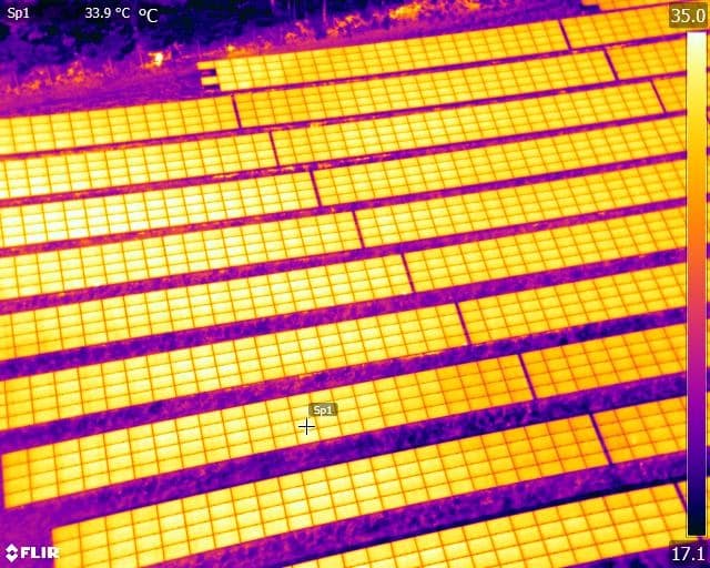 Solar Farm Thermal Imaging Sussex Surrey Kent