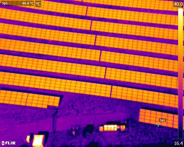 Solar Farm Thermal Imaging Sussex Surrey Kent