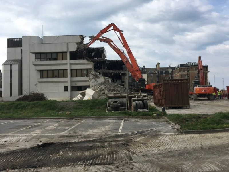 © 2019 - Pre Demolition Aerial Photography KCC Library Building Maidstone