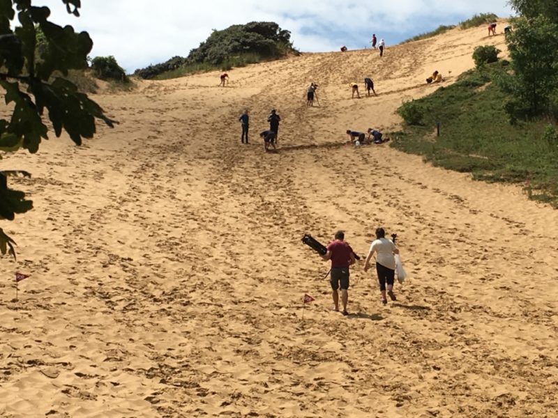 Sand Marble Rally Filming BBC One Show