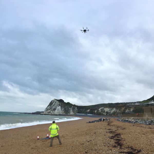 BBC One Show Cinematography Dover Kent Filming Aerial Drone