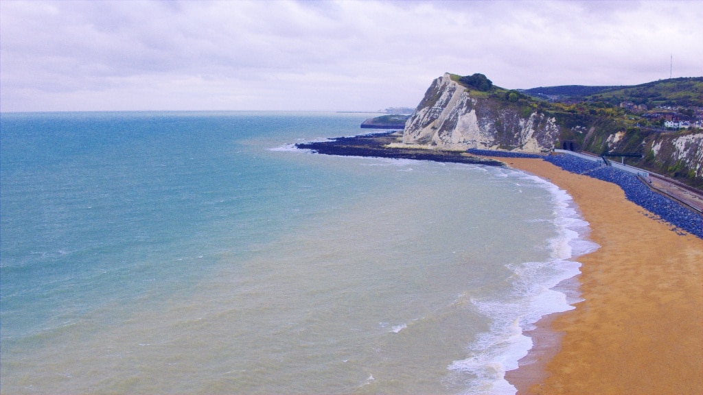 bbc-one-show-filming-on-shakespeare-beach-and-samphire-hoe-in-dover-aerial-photography-video