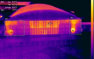 Insulation performance inspection using thermal camera