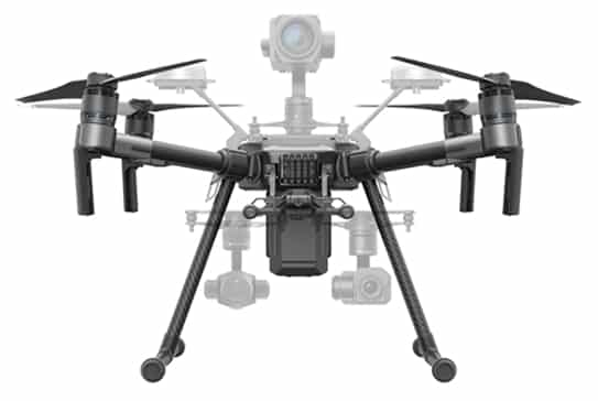 UAV drone DJI M210 used in thermal imaging