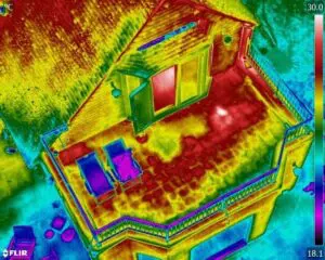 Thermal Image for Roof Heat loss Detection