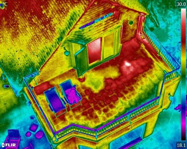 Thermal Image to Check the Heating Efficiency of your Home