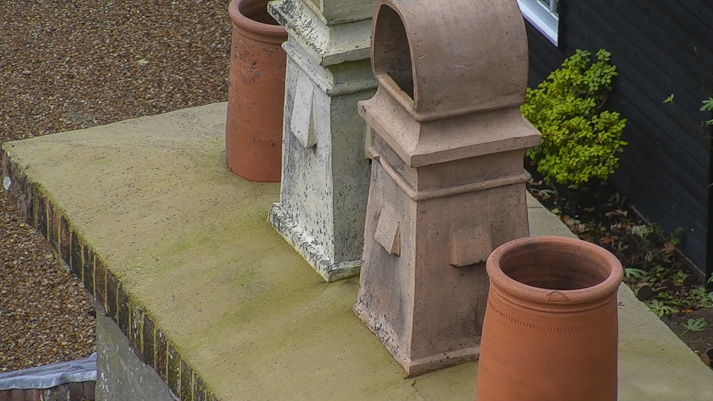 Property chimney inspections by drone