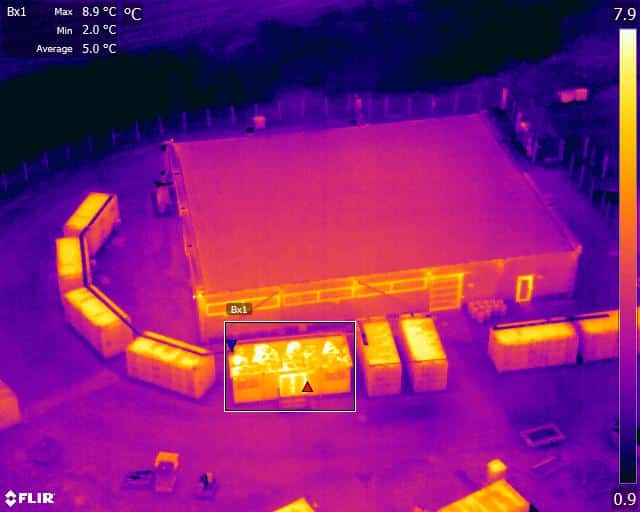 Plant Generator Thermal Image