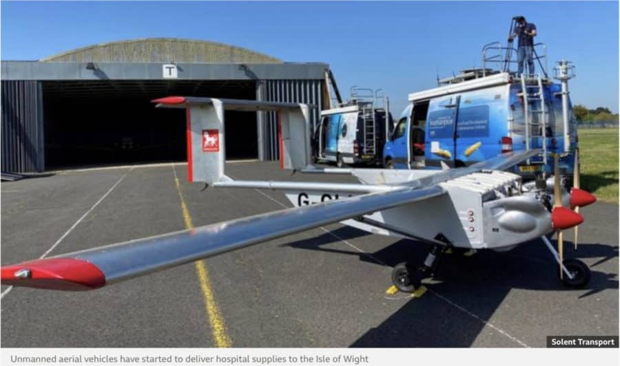 Solent Transport already supplying Isle of Wight via drone