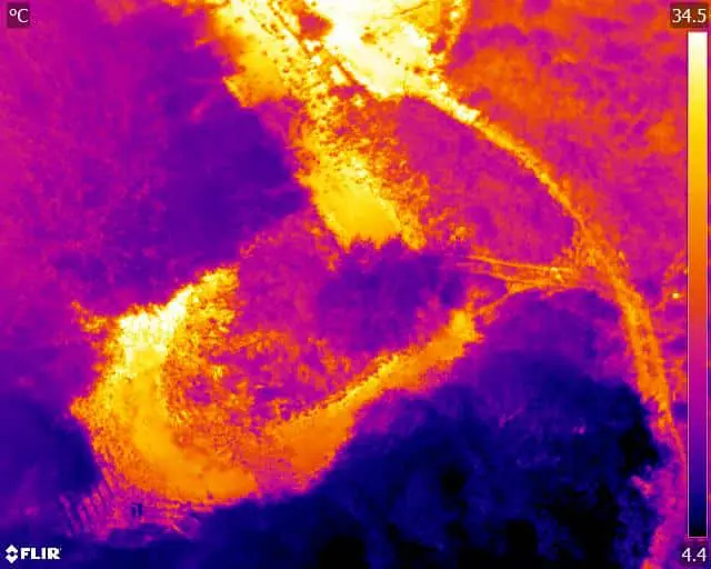 Thermal Imaging Inspection of Landfill Site