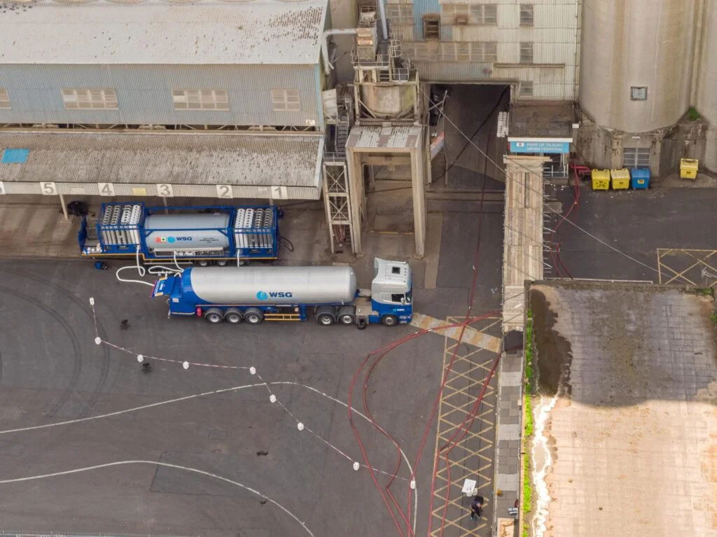 Liquid Nitrogen used in Fire Temperature Management at the Port of Tilbury Grain Store Fire