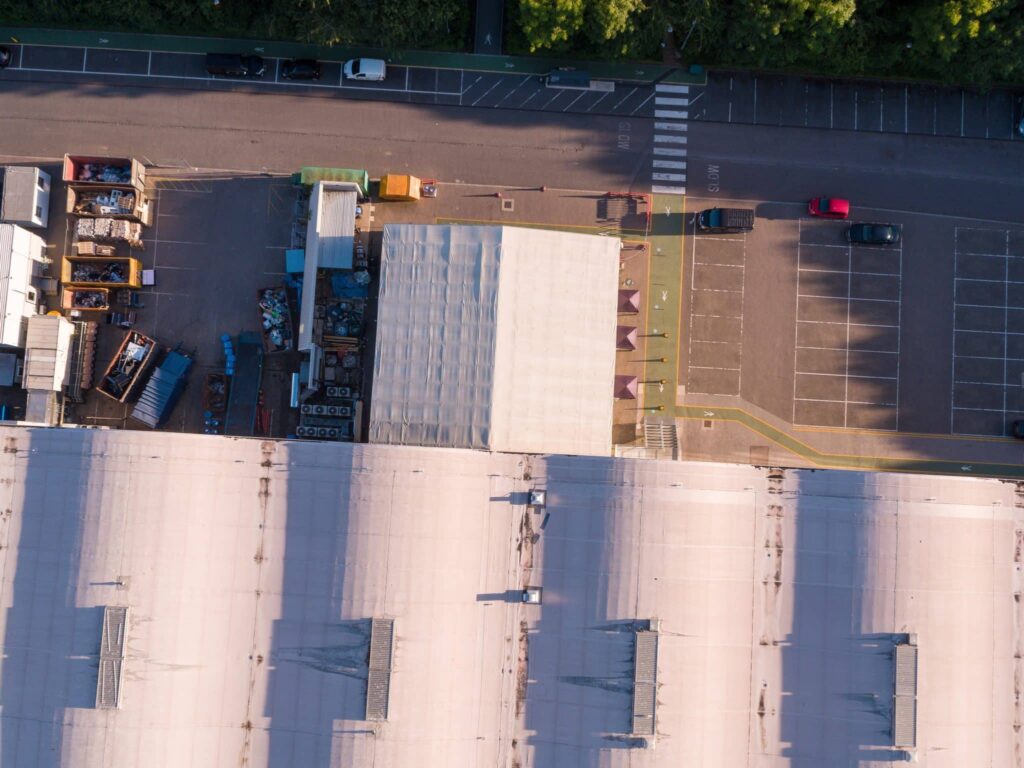 roof insulation inspection by drone