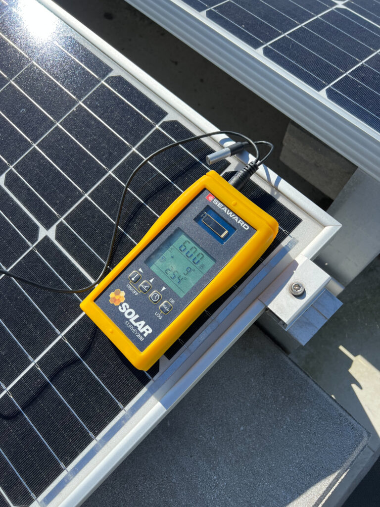 Solar Panel Inspection Sun Irradiation meter
