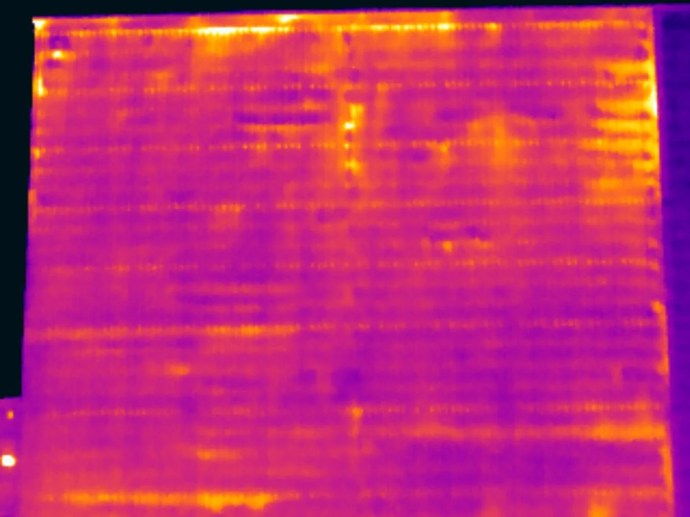 Thermal Image or missing insulation survey scan