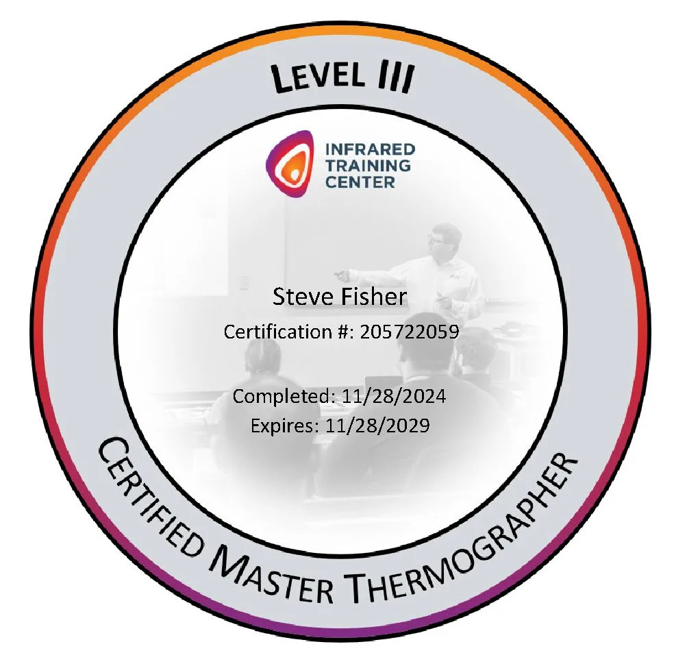 Certified Master Thermographer Level 3